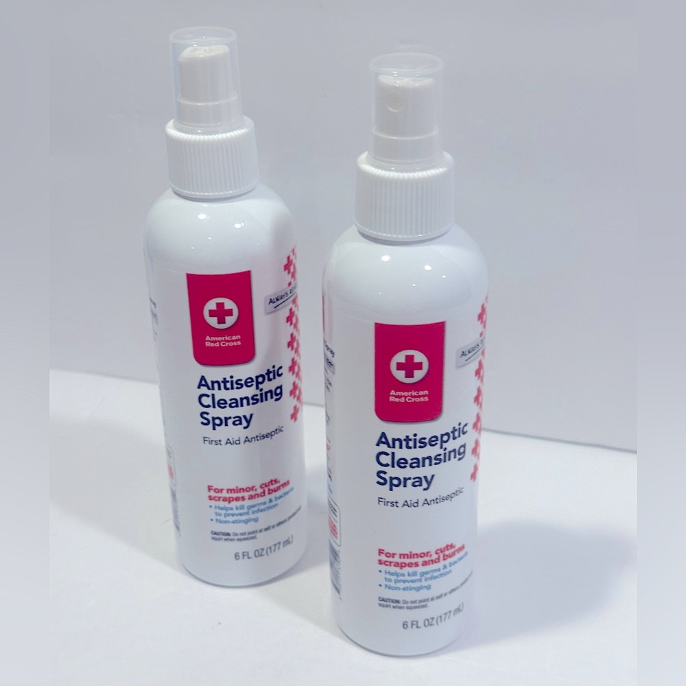 Set of 2 American Red Cross Antiseptic
Cleansing Spray First Aid Cleanser - 6oz